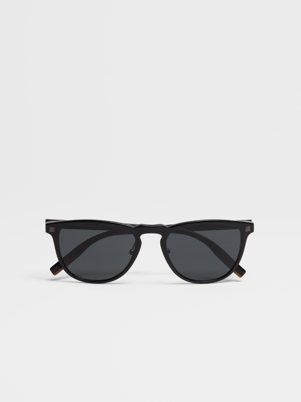 Shiny Black Leggerissimo Acetate Sunglasses